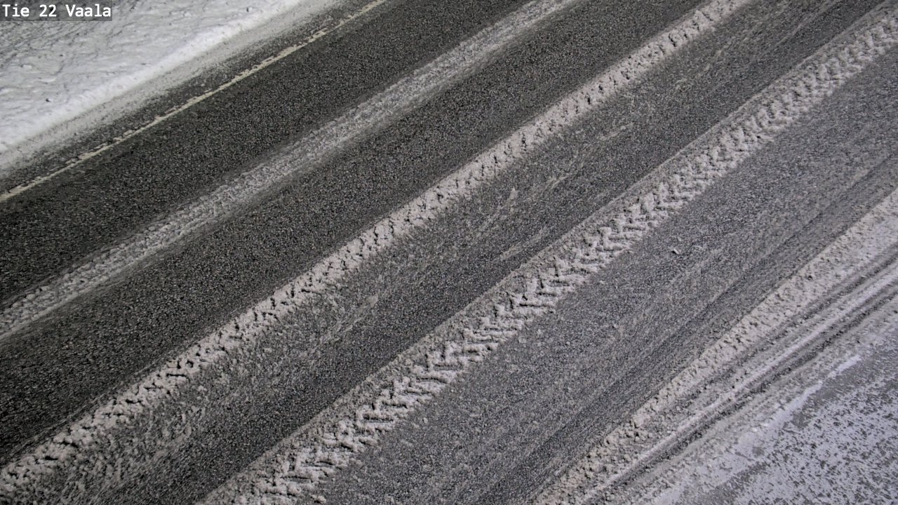 Weather Camera Image Road 22 Vaala, Vaala, Pohjois-Pohjanmaa