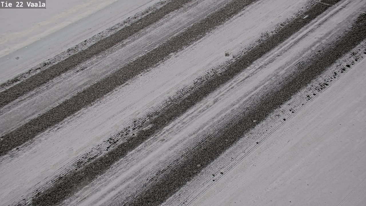 Weather Camera Image Road 22 Vaala, Vaala, Pohjois-Pohjanmaa