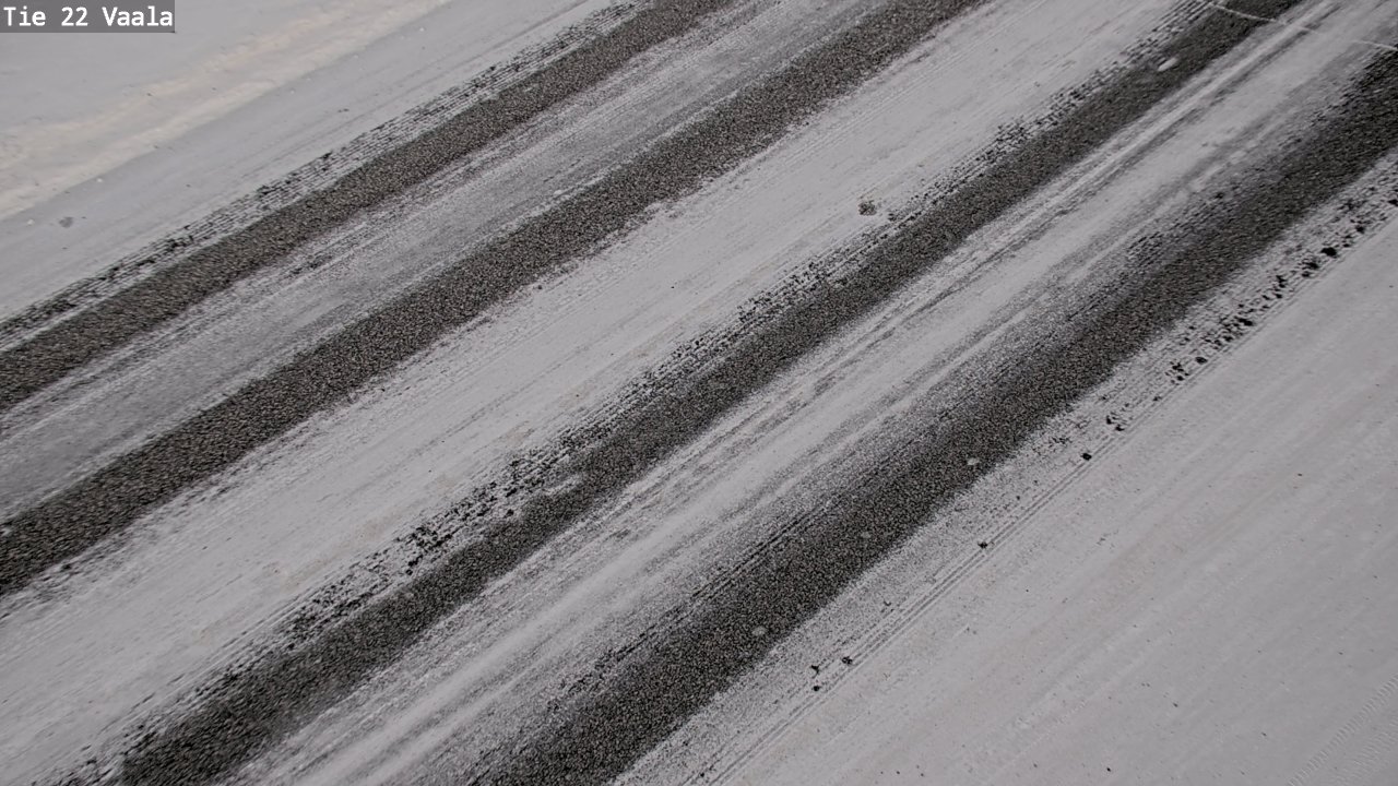 Weather Camera Image Road 22 Vaala, Vaala, Pohjois-Pohjanmaa