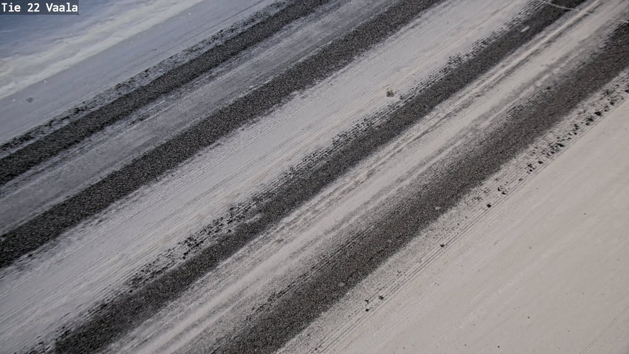 Weather Camera Image Road 22 Vaala, Vaala, Pohjois-Pohjanmaa