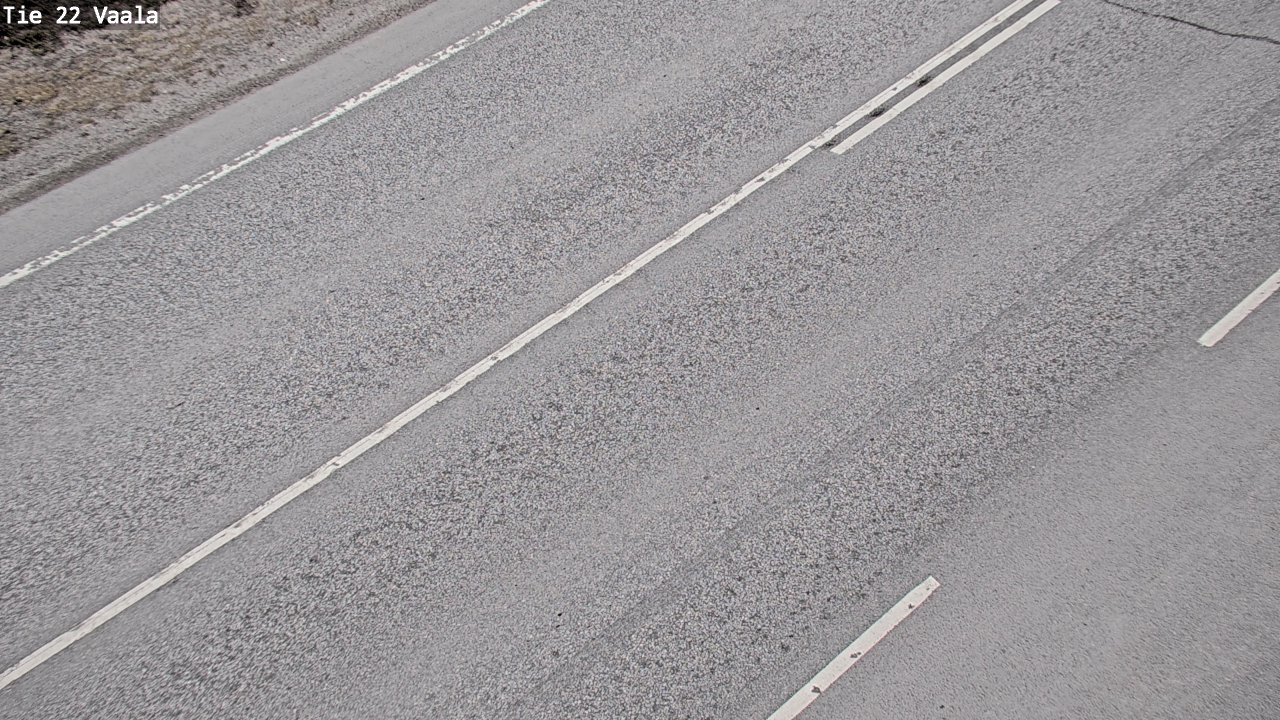 Weather Camera Image Väg 22 Vaala, Vaala, Pohjois-Pohjanmaa