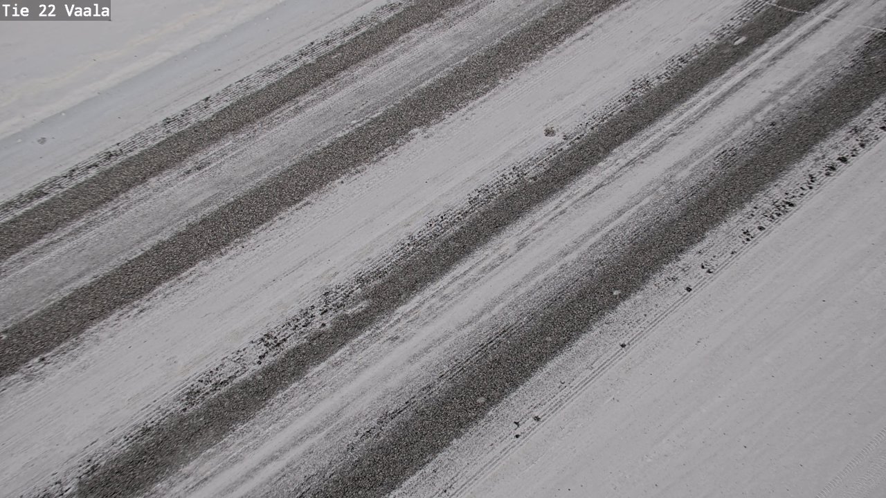 Weather Camera Image Road 22 Vaala, Vaala, Pohjois-Pohjanmaa