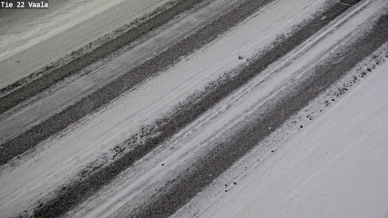 Weather Camera Image Road 22 Vaala, Vaala, Pohjois-Pohjanmaa