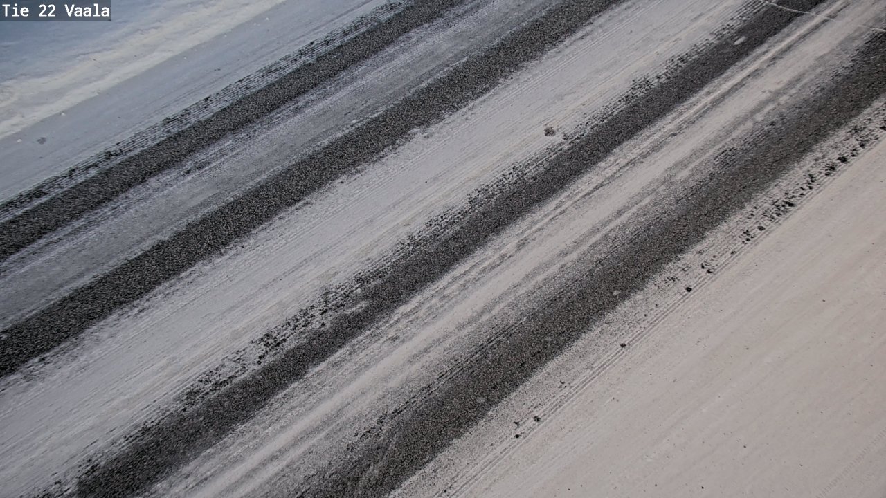 Weather Camera Image Road 22 Vaala, Vaala, Pohjois-Pohjanmaa