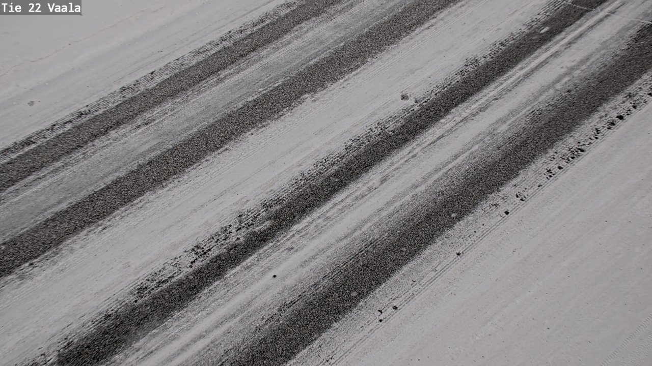 Weather Camera Image Road 22 Vaala, Vaala, Pohjois-Pohjanmaa