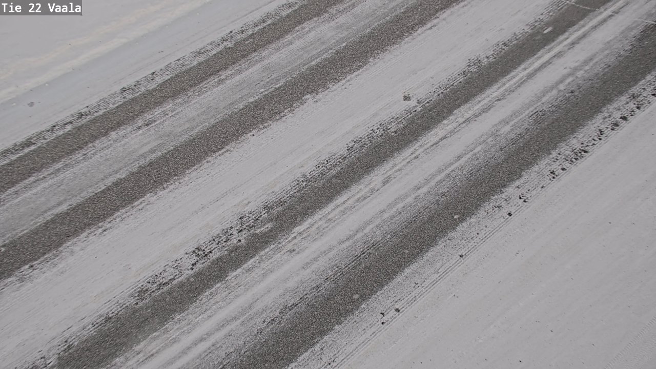 Weather Camera Image Road 22 Vaala, Vaala, Pohjois-Pohjanmaa