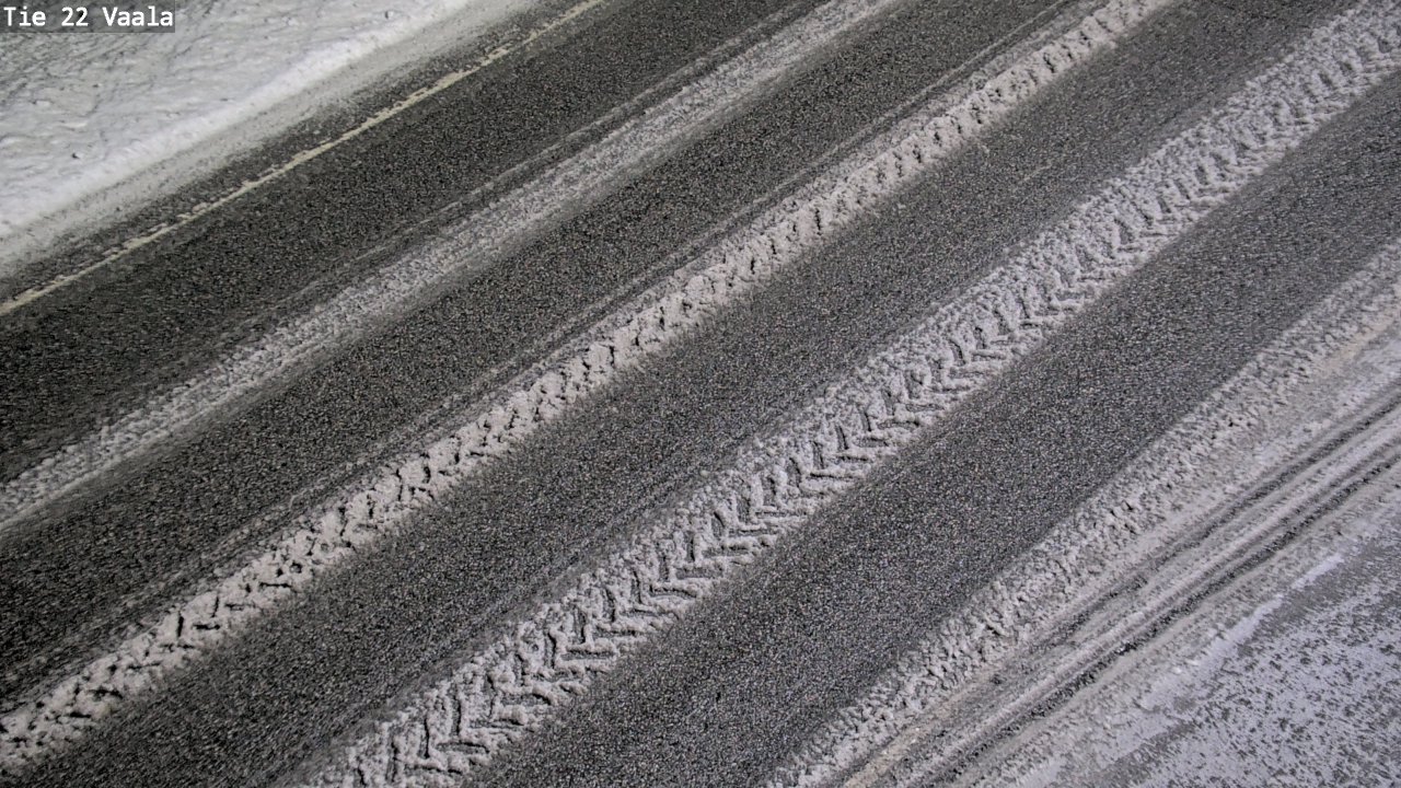 Weather Camera Image Road 22 Vaala, Vaala, Pohjois-Pohjanmaa