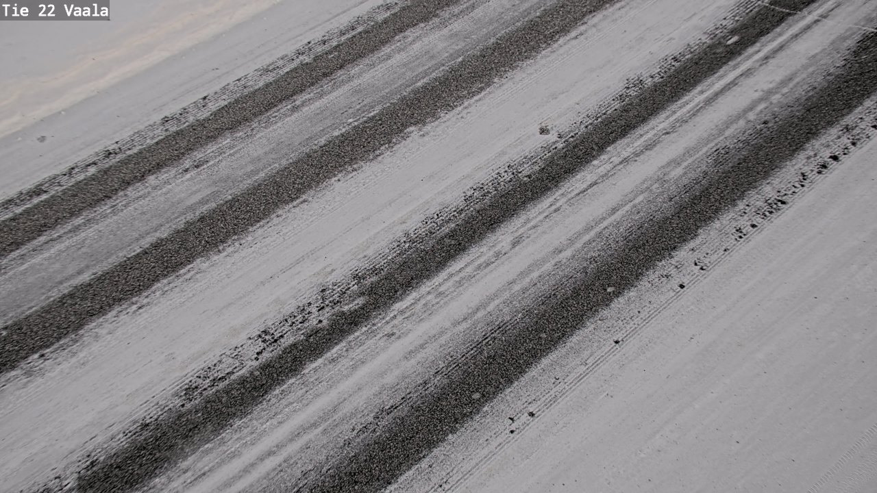 Weather Camera Image Road 22 Vaala, Vaala, Pohjois-Pohjanmaa