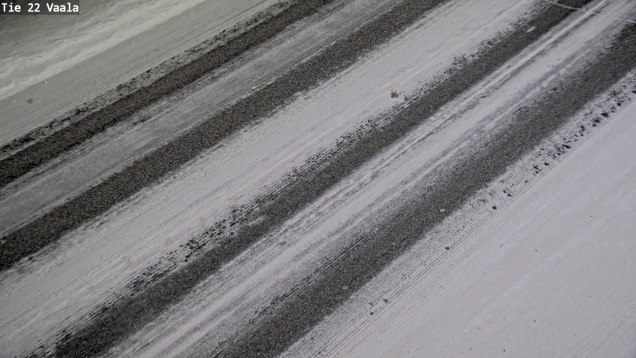 Weather Camera Image Road 22 Vaala, Vaala, Pohjois-Pohjanmaa