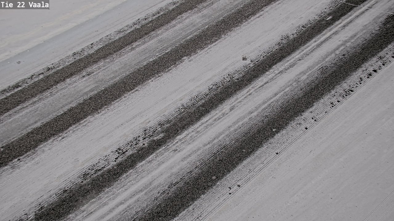 Weather Camera Image Road 22 Vaala, Vaala, Pohjois-Pohjanmaa