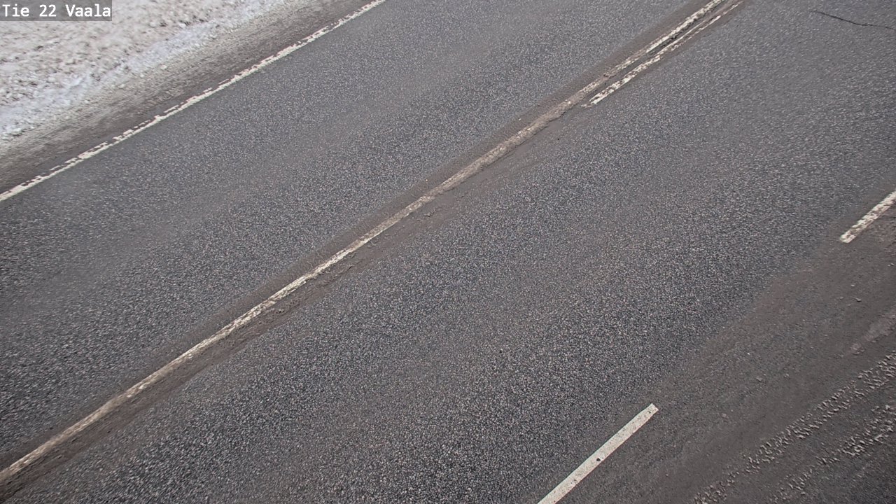 Weather Camera Image Road 22 Vaala, Vaala, Pohjois-Pohjanmaa