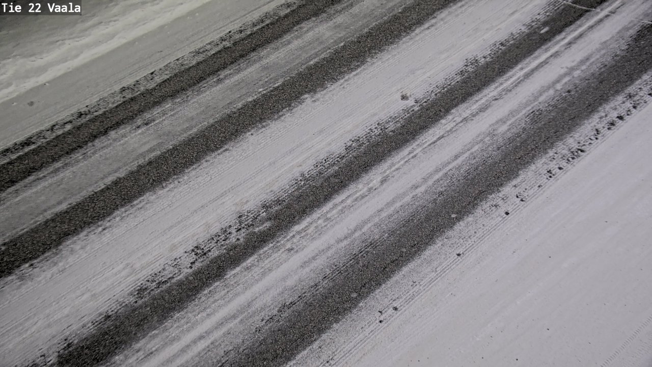 Weather Camera Image Road 22 Vaala, Vaala, Pohjois-Pohjanmaa