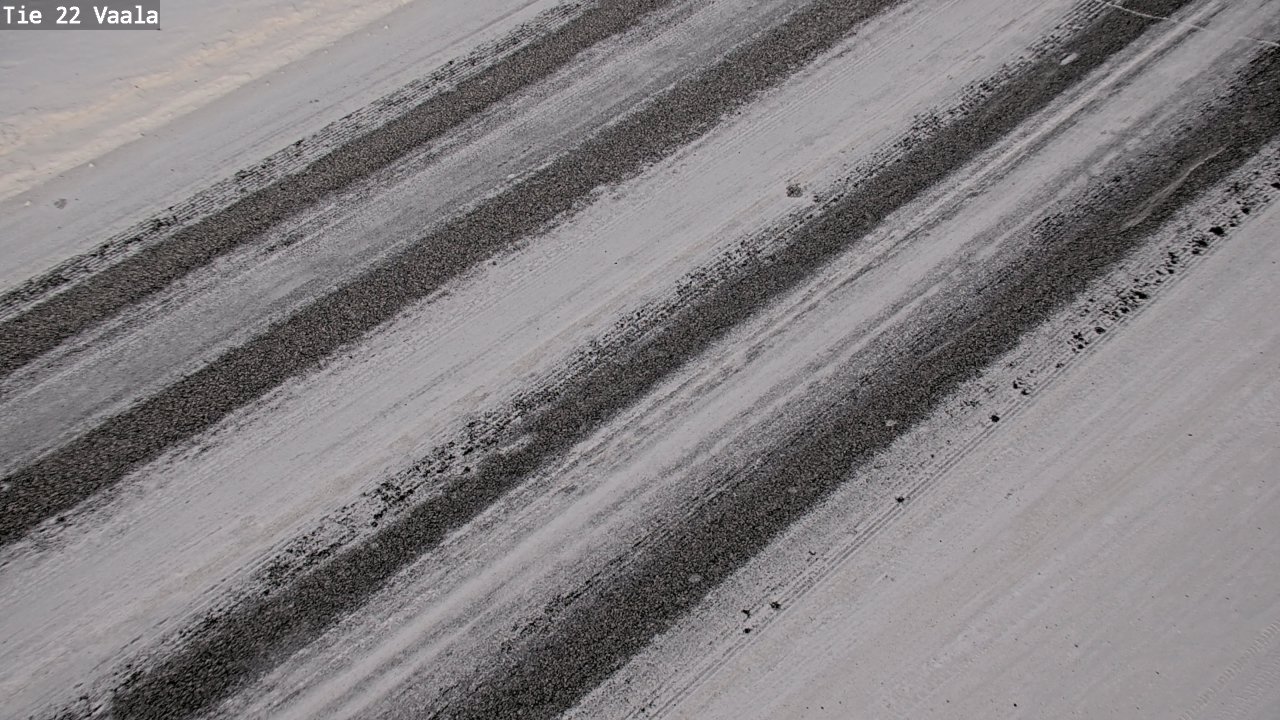 Weather Camera Image Road 22 Vaala, Vaala, Pohjois-Pohjanmaa