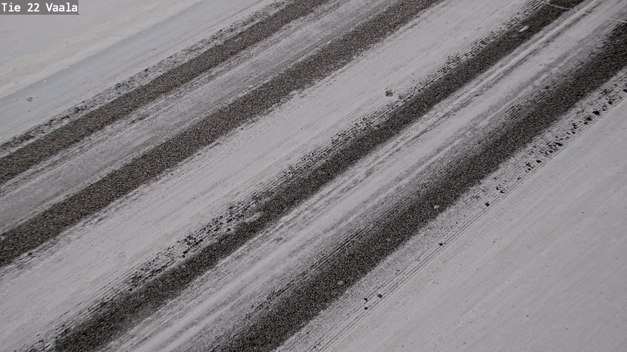 Weather Camera Image Road 22 Vaala, Vaala, Pohjois-Pohjanmaa