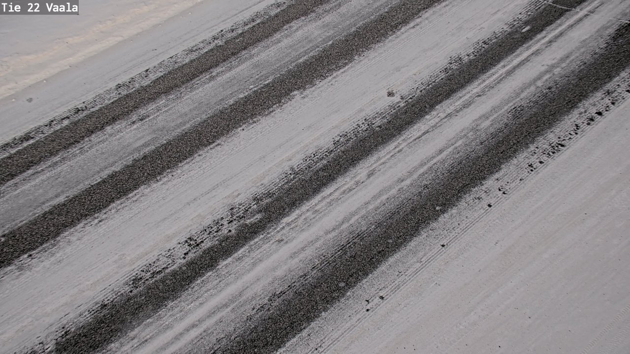 Weather Camera Image Road 22 Vaala, Vaala, Pohjois-Pohjanmaa