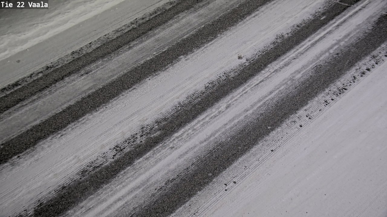 Weather Camera Image Road 22 Vaala, Vaala, Pohjois-Pohjanmaa