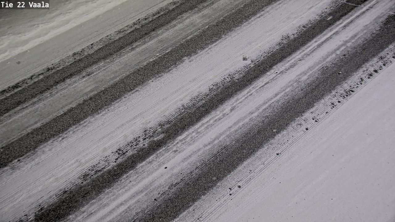 Weather Camera Image Road 22 Vaala, Vaala, Pohjois-Pohjanmaa