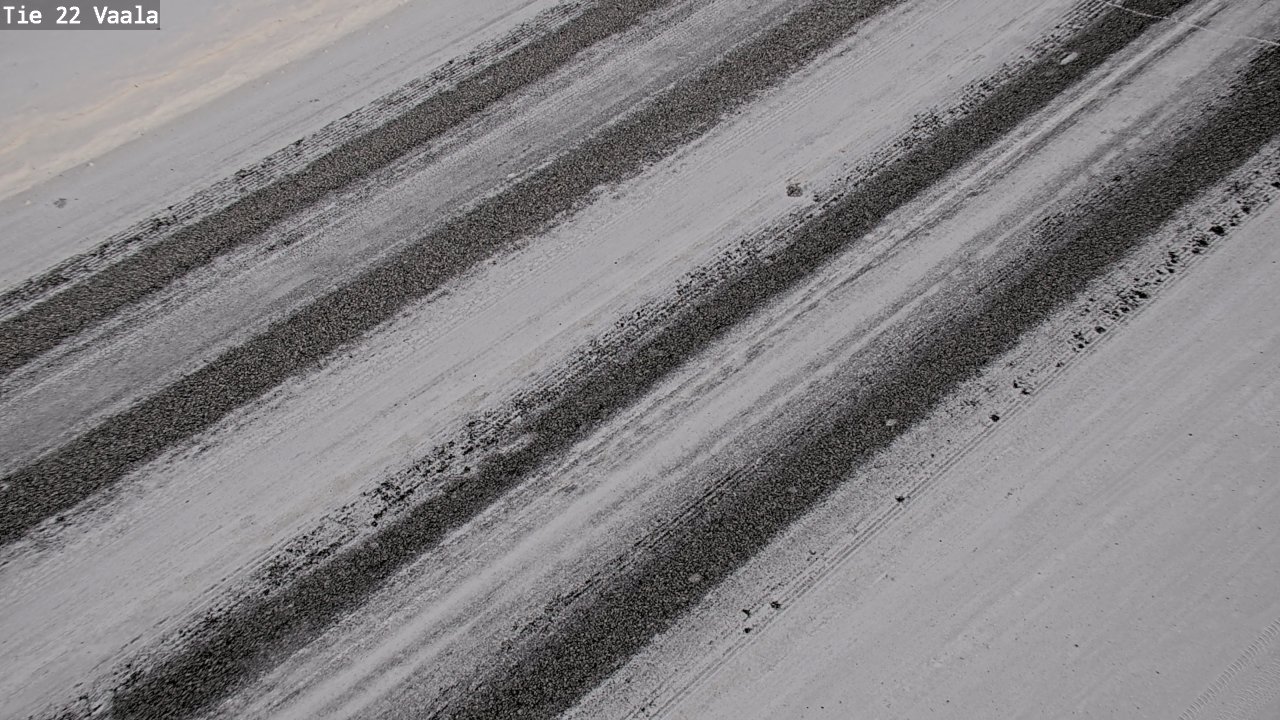 Weather Camera Image Road 22 Vaala, Vaala, Pohjois-Pohjanmaa