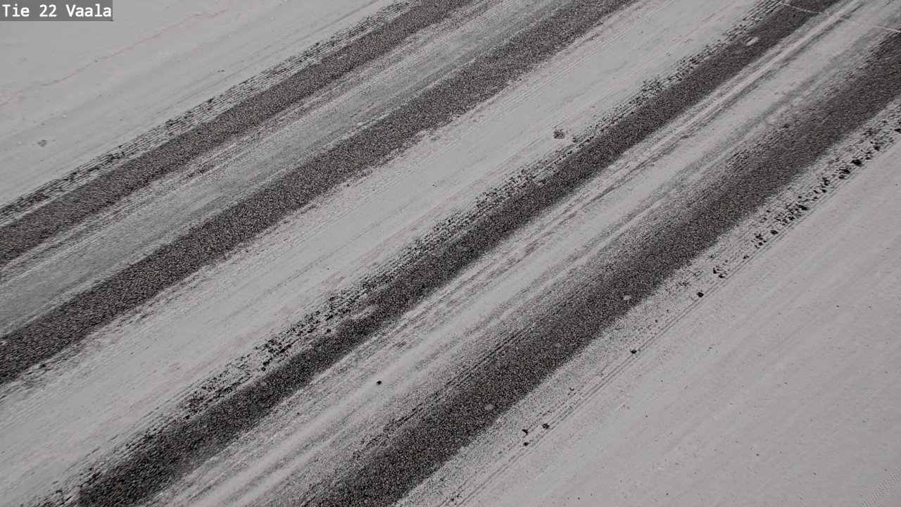 Weather Camera Image Road 22 Vaala, Vaala, Pohjois-Pohjanmaa