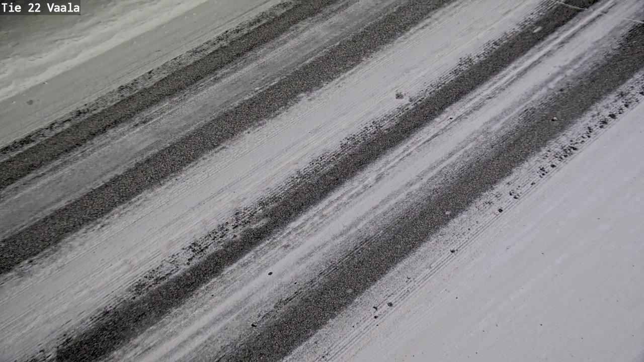 Weather Camera Image Road 22 Vaala, Vaala, Pohjois-Pohjanmaa