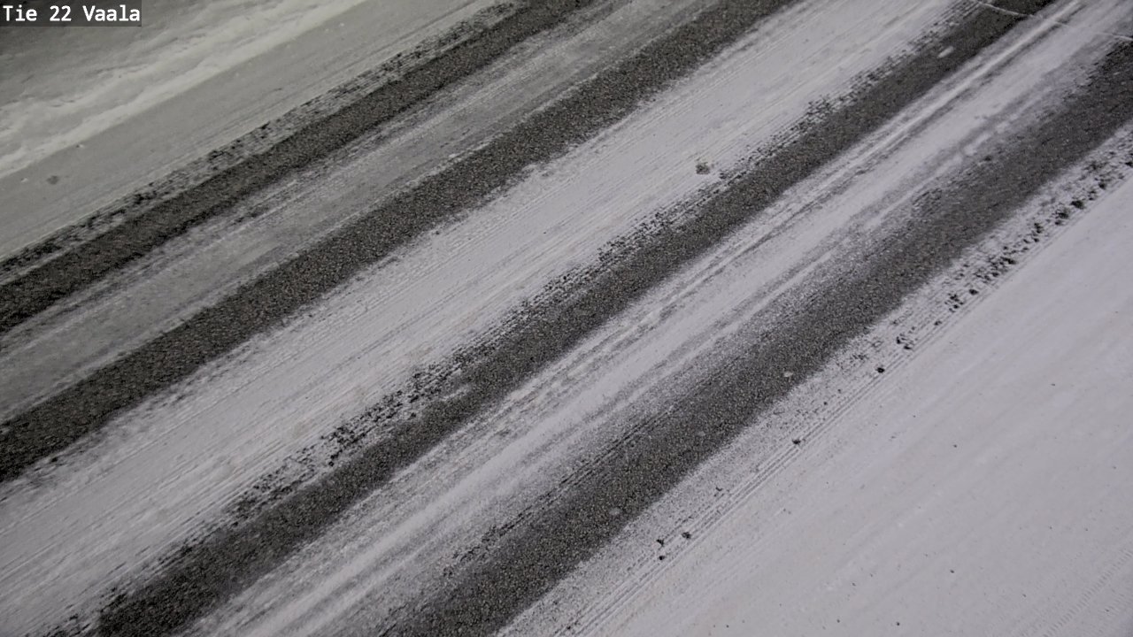 Weather Camera Image Road 22 Vaala, Vaala, Pohjois-Pohjanmaa