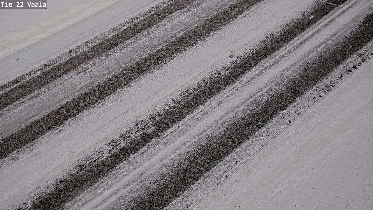 Weather Camera Image Road 22 Vaala, Vaala, Pohjois-Pohjanmaa