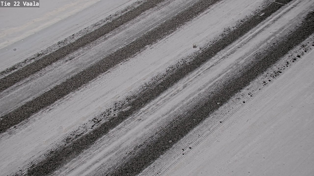 Weather Camera Image Road 22 Vaala, Vaala, Pohjois-Pohjanmaa