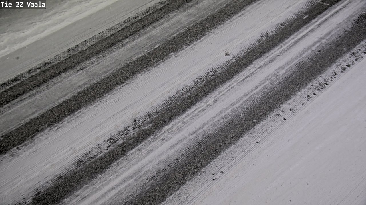 Weather Camera Image Road 22 Vaala, Vaala, Pohjois-Pohjanmaa