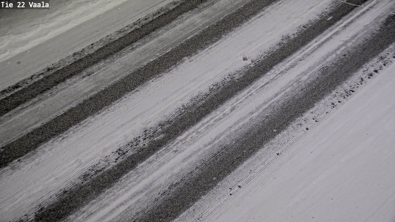 Weather Camera Image Road 22 Vaala, Vaala, Pohjois-Pohjanmaa