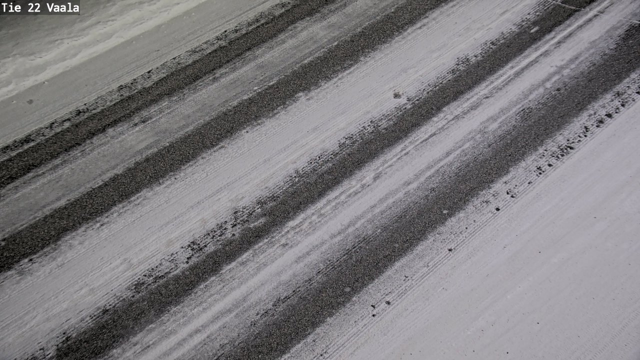 Weather Camera Image Road 22 Vaala, Vaala, Pohjois-Pohjanmaa