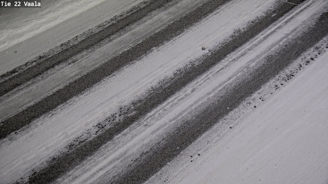 Weather Camera Image Road 22 Vaala, Vaala, Pohjois-Pohjanmaa