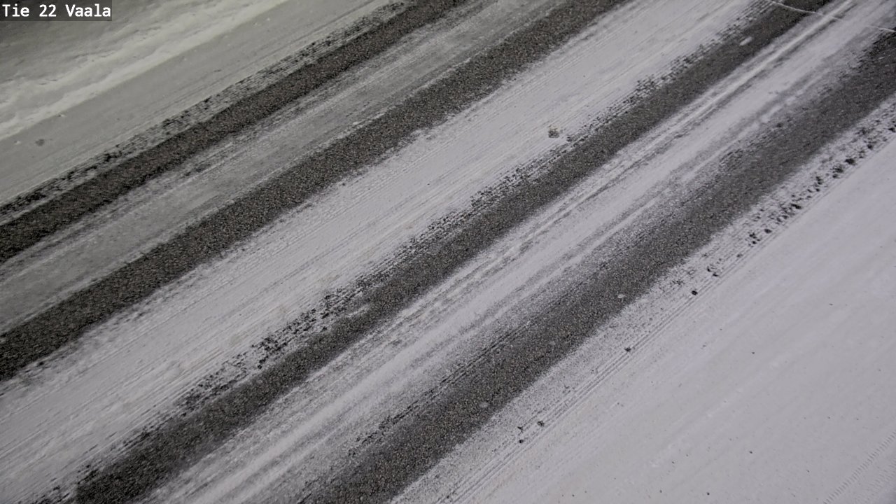 Weather Camera Image Road 22 Vaala, Vaala, Pohjois-Pohjanmaa