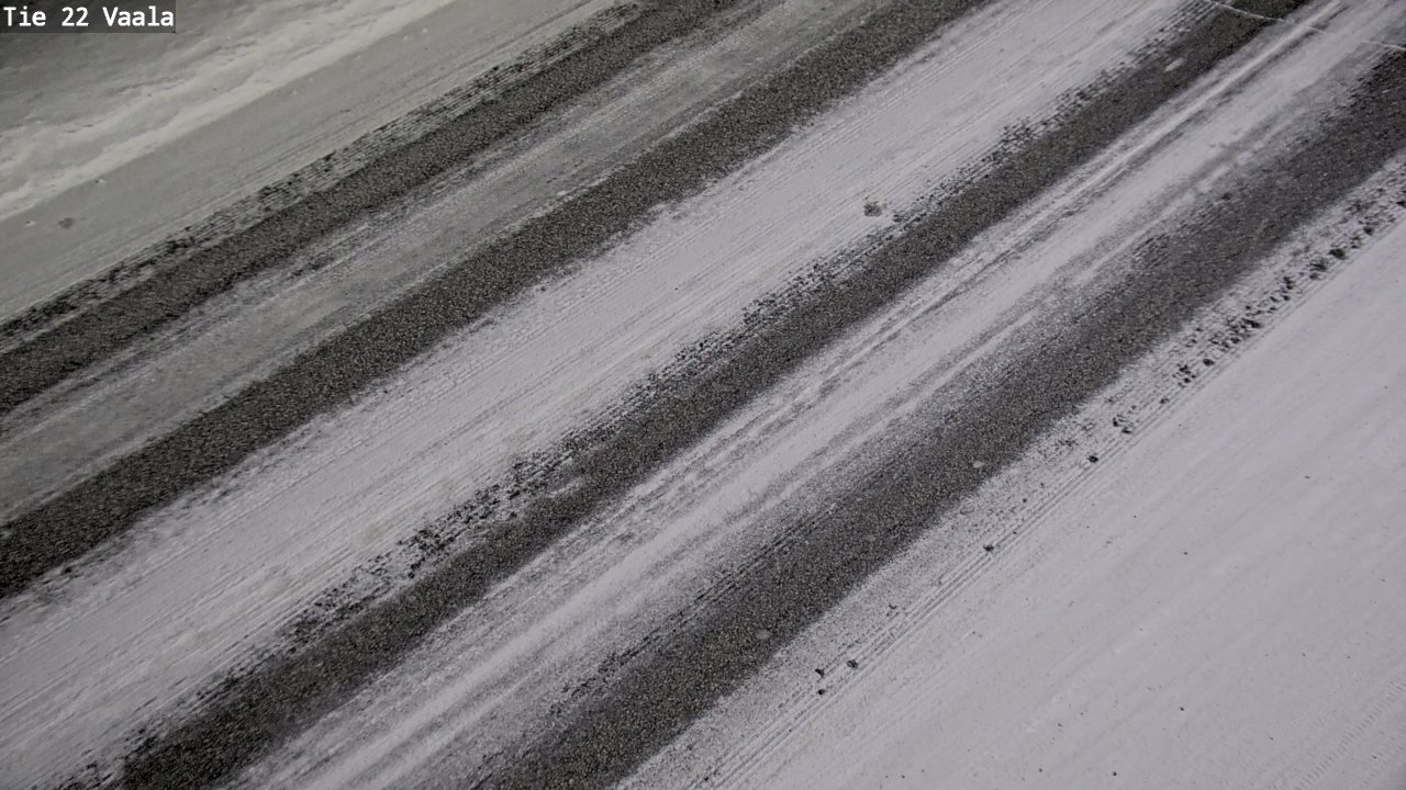 Weather Camera Image Road 22 Vaala, Vaala, Pohjois-Pohjanmaa