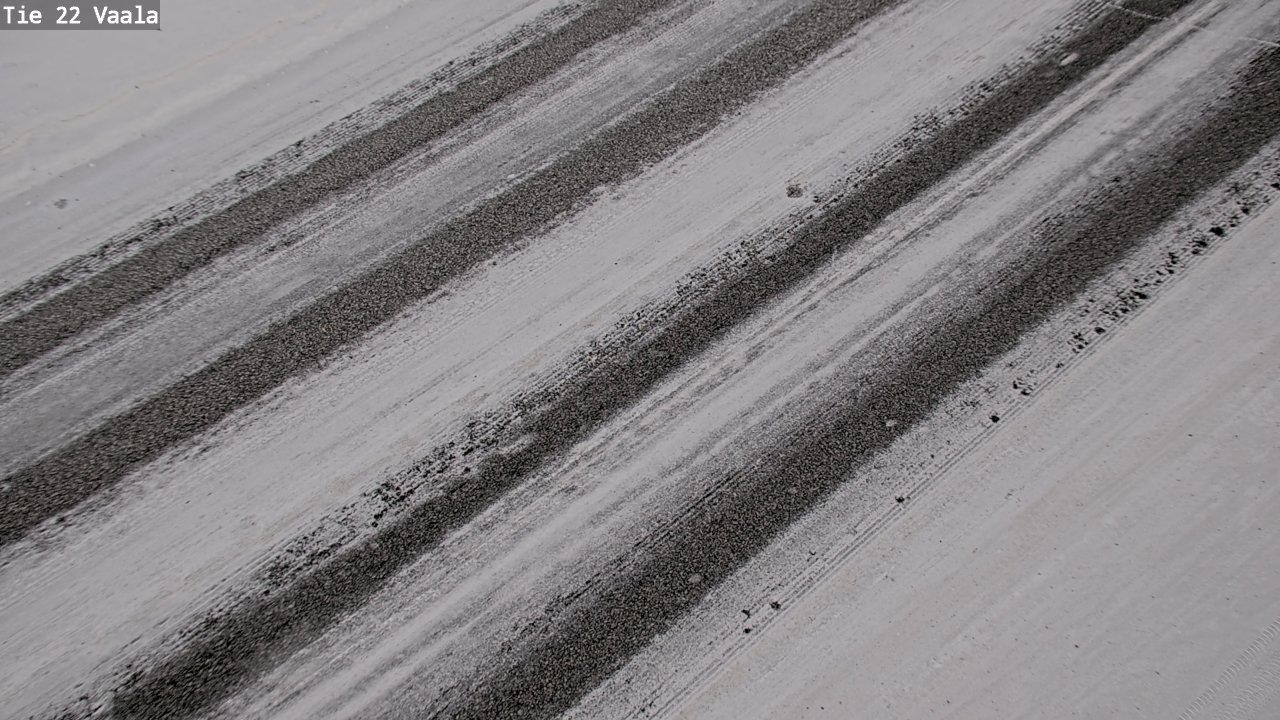 Weather Camera Image Road 22 Vaala, Vaala, Pohjois-Pohjanmaa