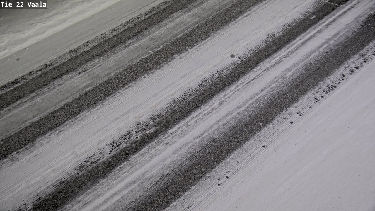 Weather Camera Image Road 22 Vaala, Vaala, Pohjois-Pohjanmaa