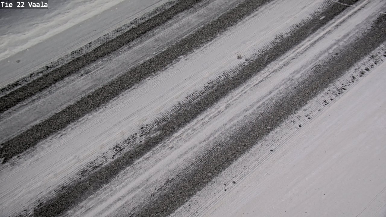 Weather Camera Image Road 22 Vaala, Vaala, Pohjois-Pohjanmaa