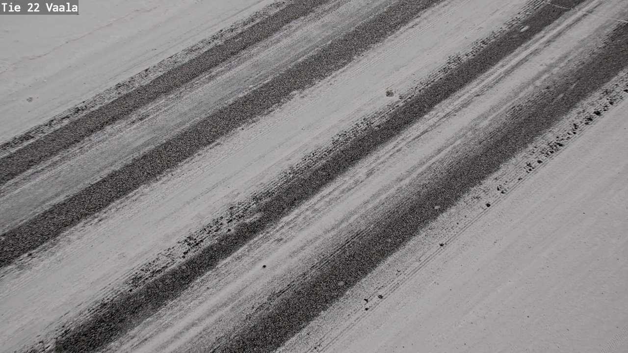 Weather Camera Image Road 22 Vaala, Vaala, Pohjois-Pohjanmaa