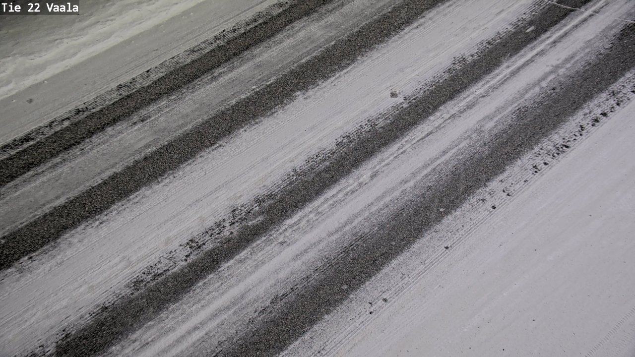 Weather Camera Image Road 22 Vaala, Vaala, Pohjois-Pohjanmaa