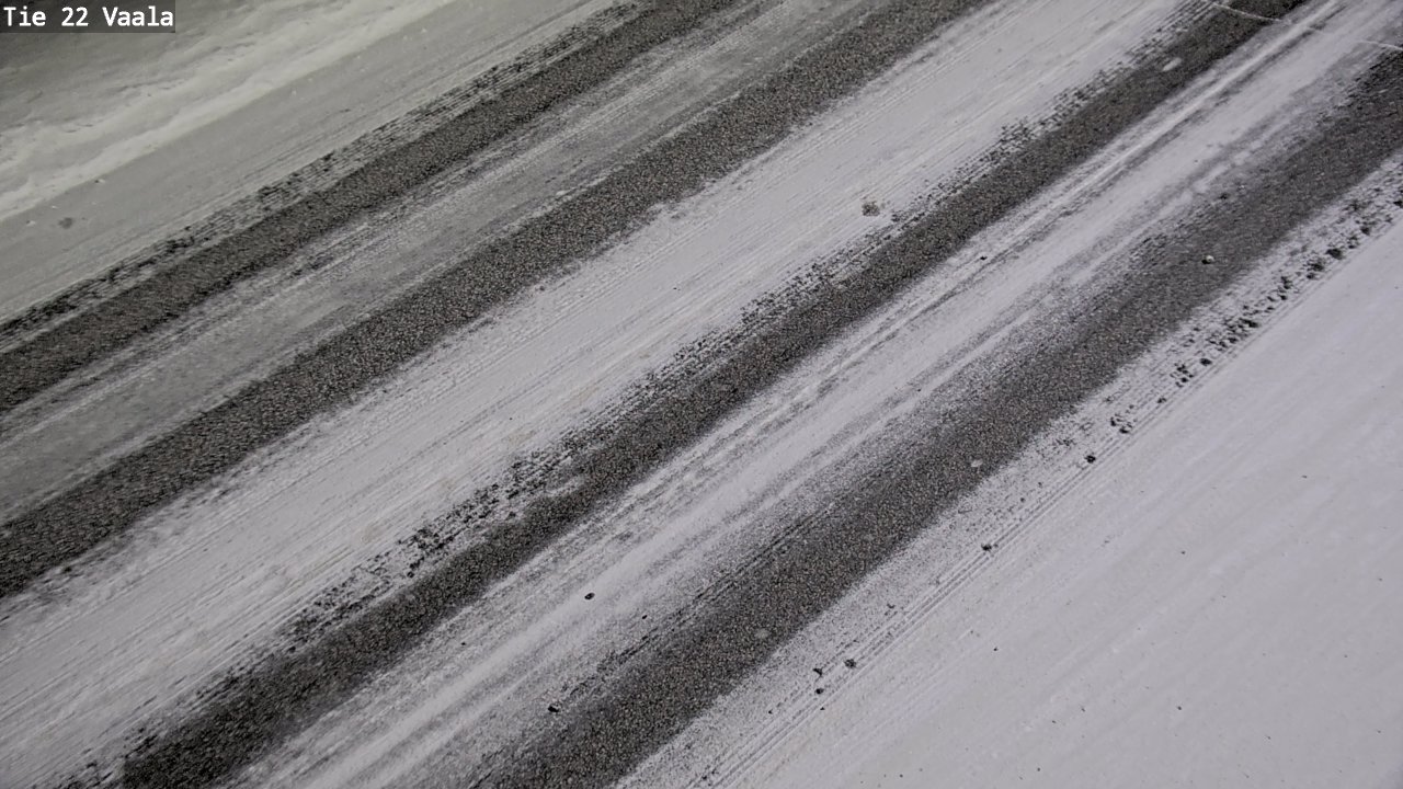 Weather Camera Image Road 22 Vaala, Vaala, Pohjois-Pohjanmaa