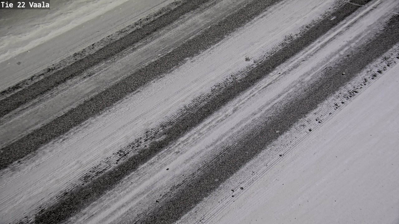 Weather Camera Image Road 22 Vaala, Vaala, Pohjois-Pohjanmaa