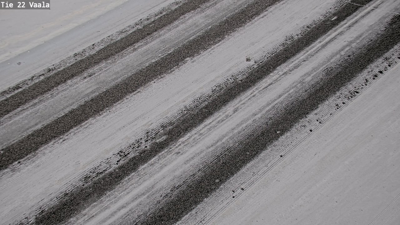 Weather Camera Image Road 22 Vaala, Vaala, Pohjois-Pohjanmaa