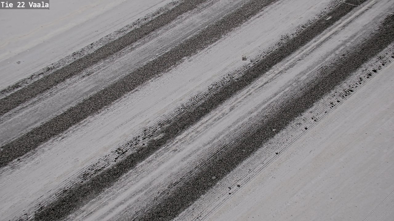 Weather Camera Image Road 22 Vaala, Vaala, Pohjois-Pohjanmaa