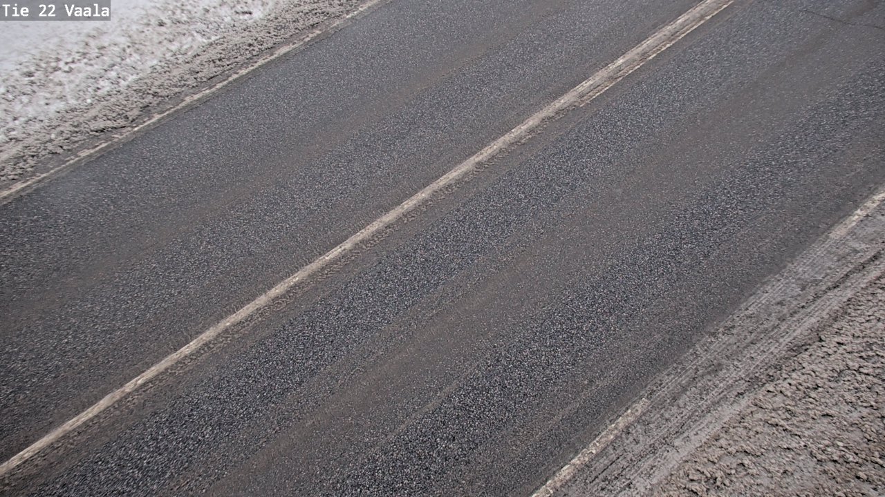 Weather Camera Image Road 22 Vaala, Vaala, Pohjois-Pohjanmaa