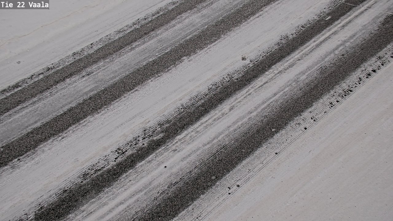 Weather Camera Image Road 22 Vaala, Vaala, Pohjois-Pohjanmaa