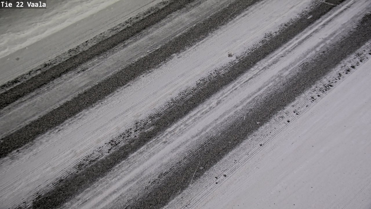 Weather Camera Image Road 22 Vaala, Vaala, Pohjois-Pohjanmaa