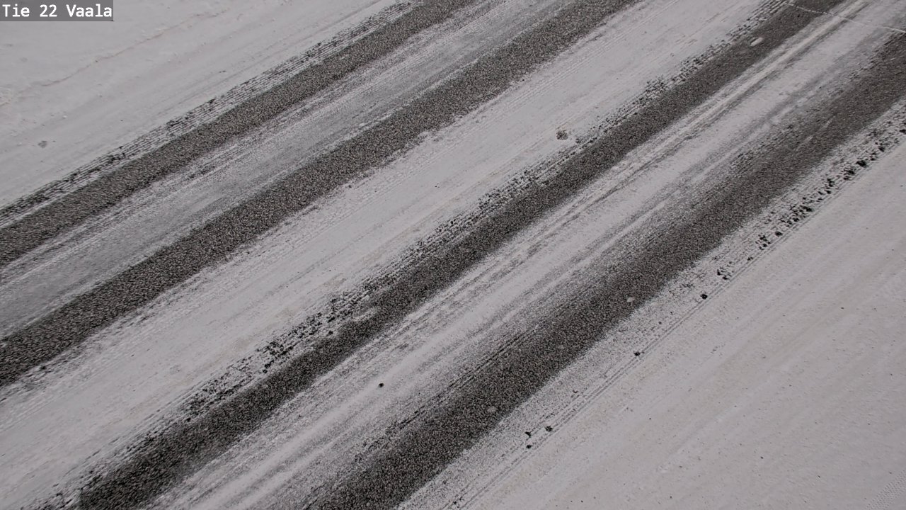 Weather Camera Image Road 22 Vaala, Vaala, Pohjois-Pohjanmaa