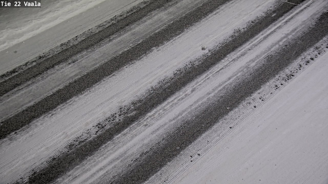 Weather Camera Image Road 22 Vaala, Vaala, Pohjois-Pohjanmaa