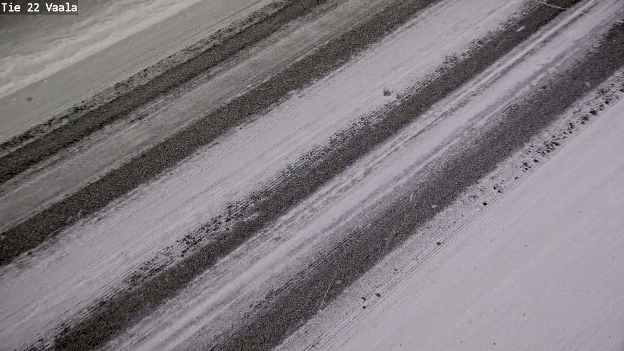 Weather Camera Image Road 22 Vaala, Vaala, Pohjois-Pohjanmaa