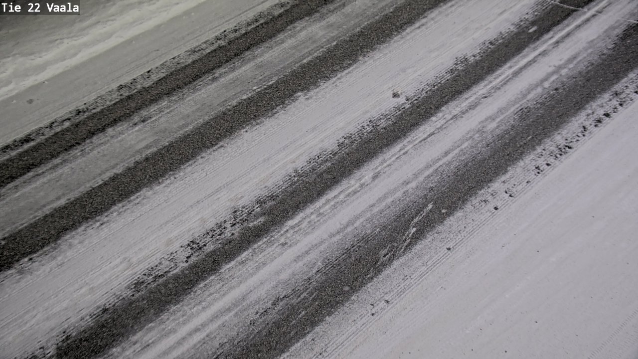 Weather Camera Image Road 22 Vaala, Vaala, Pohjois-Pohjanmaa