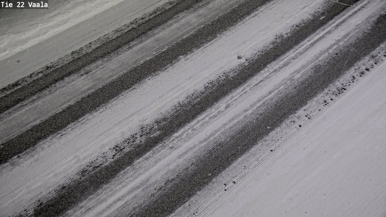 Weather Camera Image Road 22 Vaala, Vaala, Pohjois-Pohjanmaa